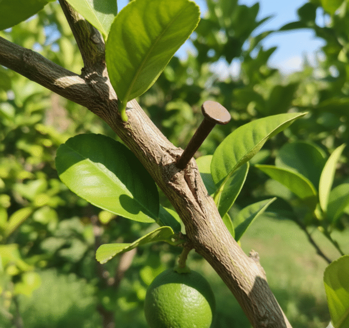 o-truque-da-unha-na-arvore-de-limao-que-promete-aumentar-sua-colheita o-truque-da-unha-na-arvore-de-limao-que-promete-aumentar-sua-colheita