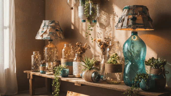 potes-de-vidro-e-garrafas-pet-viram-itens-de-decoracao-sustentaveis-a-custo-zero-e-transformam-o-visual-do-ambiente potes-de-vidro-e-garrafas-pet-viram-itens-de-decoracao-sustentaveis-a-custo-zero-e-transformam-o-visual-do-ambiente